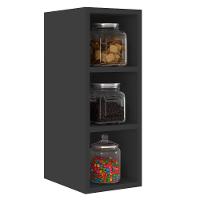 Nicho Aéreo Adega Vertical 20cm Pérola Z34 Preto - Mpozenato - 1