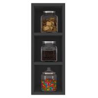 Nicho Aéreo Adega Vertical 20cm Pérola Z34 Preto - Mpozenato - 5