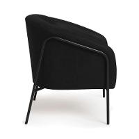 Poltrona Sala Industrial Alta Preto Stella Sintético Pu Preto D03 - D'rossi - 5