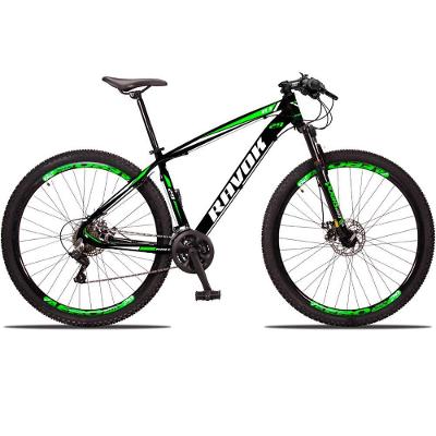 Bicicleta Aro 29 Bike Alumínio 21 Marchas Shimano Suspensão Freio A Disco Verde