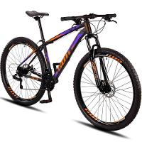 Bicicleta Aro 29 Alumínio Gott 21v Freio A Disco Propp X3 - Laranja/lilás - 19 Laranja/lilás - 1