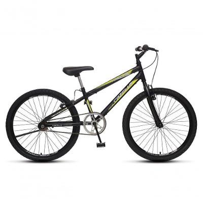 Bicicleta Force 1 Aro 24 Sem Marchas Freios V-brake Preto