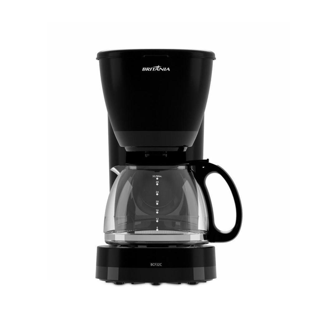 Cafeteira Britânia 32 Cafés Jarra de Vidro 1,2L BCF32C 220V - 1