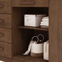 Cômoda Sapateira Armario Multiuso Sirius Imbuia Rústico - Mabe Magazine