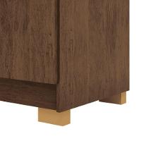 Cômoda Sapateira Armario Multiuso Sirius Imbuia Rústico - Mabe Magazine - 5