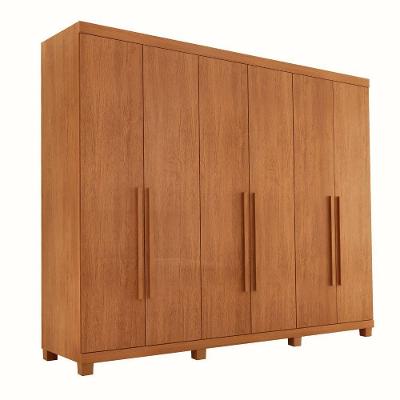 Guarda Roupa Casal Maya 6 Portas 6 Gavetas Naturalle MDF