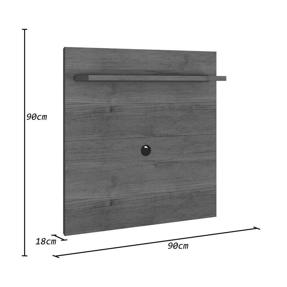 Painel Sirius 0.9 Com Prateleira Portas Para Tv Até 32 Polegadas Cinamomo - 6