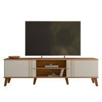 Rack Bancada Para TV 75 Polegadas 180cm Sia Nature Off White Z49 - Mpozenato - 5