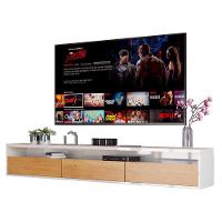 Rack Suspenso Para Tv Life 1.36 Nature Com Off White - Móveisaqui - 1