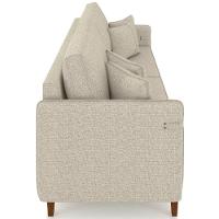 Sofá 3 Lugares Living 232cm Pé Madeira Zoe Linho Cru Z08 - Mpozenato - 7