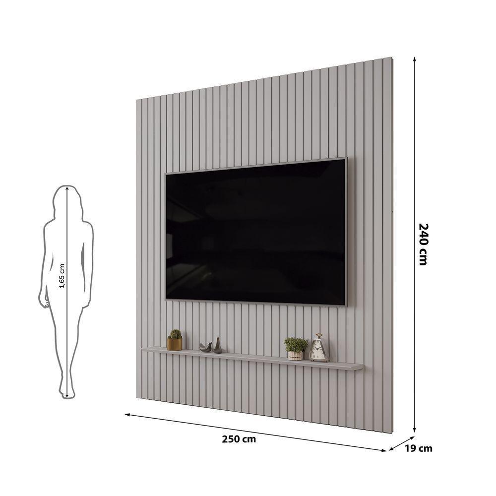 Painel Trento Ripado Para Tvs Até 75 Polegadas Bali - 7
