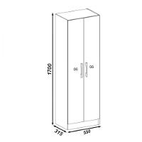 Armário Multiuso Bahamas 2 Portas Canelato Off White Atualle Canelato Rustico Com Off White - 4