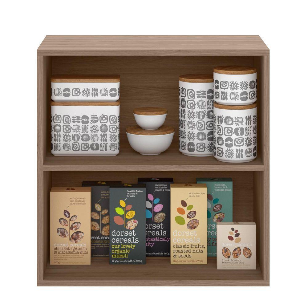 Armário Aéreo 58cm 1 Porta Etna Carvalho Oak/off White - Poliman - 4