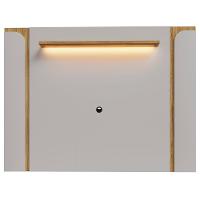 Painel TV 75 Polegadas Marina E Rack Com Led 180cm Ricky Off White Cinamomo B02 - Mpozenato - 8
