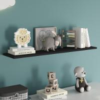 Prateleira Flutuante Quarto Infantil Com Suporte Invisível 91x20cm Yara Preto - Lumil - 2