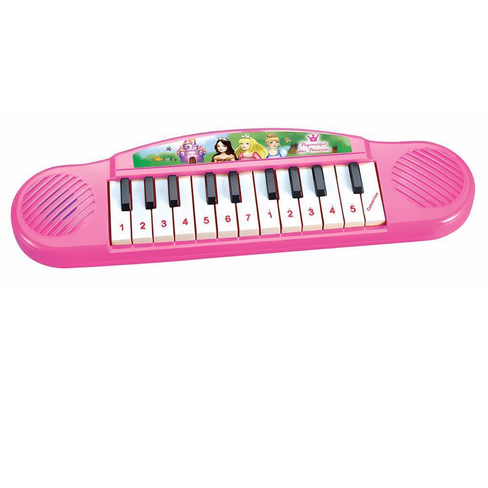 Meu Teclado Piquenique Da Princesa - Dm Toys - 1