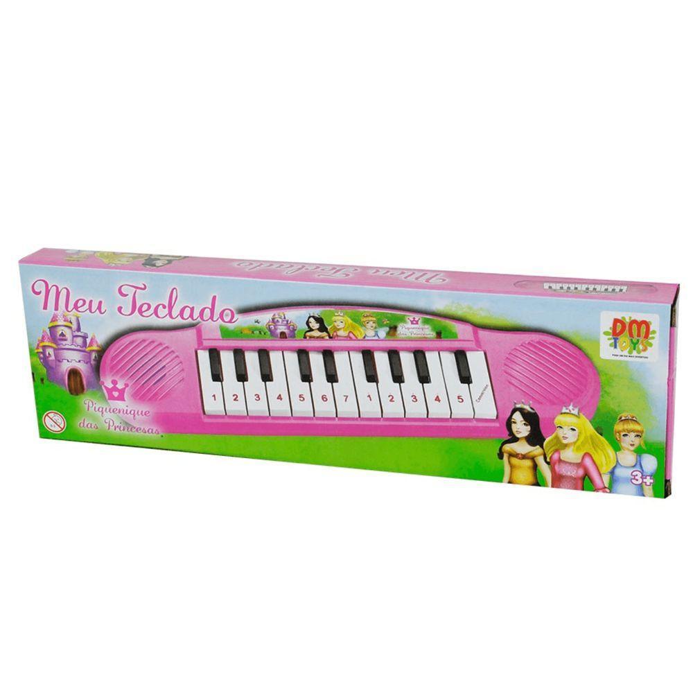 Meu Teclado Piquenique Da Princesa - Dm Toys - 2