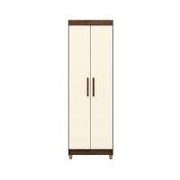 Armário Multiuso 61cm Alto 2 Portas Prateleiras Guiné V01 - D'rossi Imbuia E Champanhe - 2