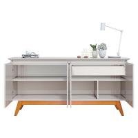 Aparador Para Sala Buffet Ambiente Classic 1.6 Com Gaveta Off White - Imcal - 5