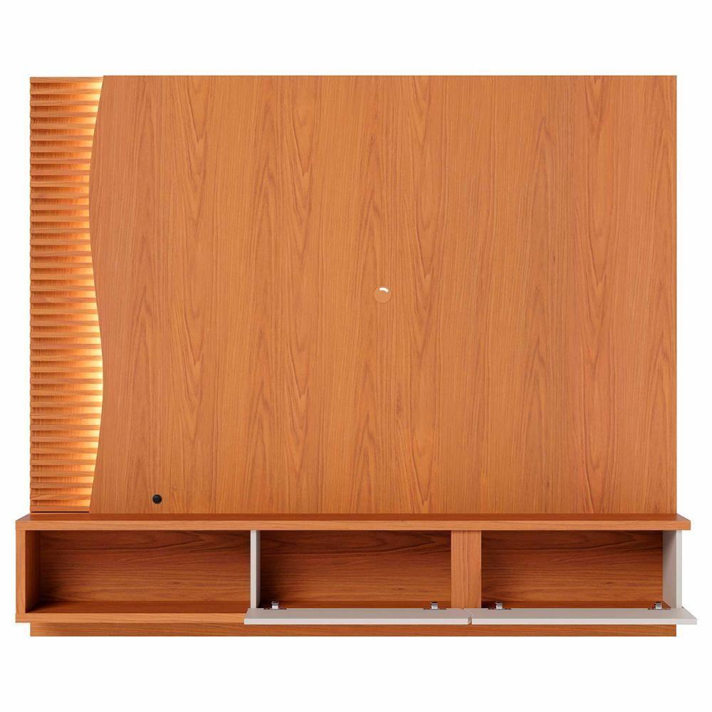 Painel TV 65 Polegadas E Bancada Suspensa Sintra Freijó Off White C05 - Mpozenato - 5