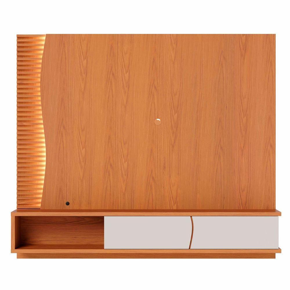 Painel TV 65 Polegadas E Bancada Suspensa Sintra Freijó Off White C05 - Mpozenato - 8