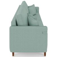 Sofá 4 Lugares Living 252cm Pé Madeira Zoe Boucle Pistache Z08 - Mpozenato - 7