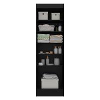 Armário Multiuso Aura Preto Fosco - Kits Paraná