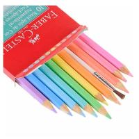 Lápis De Cor Ecolápis Aquarelável 120210p 10 Cores Pastel - Faber Castell - 2