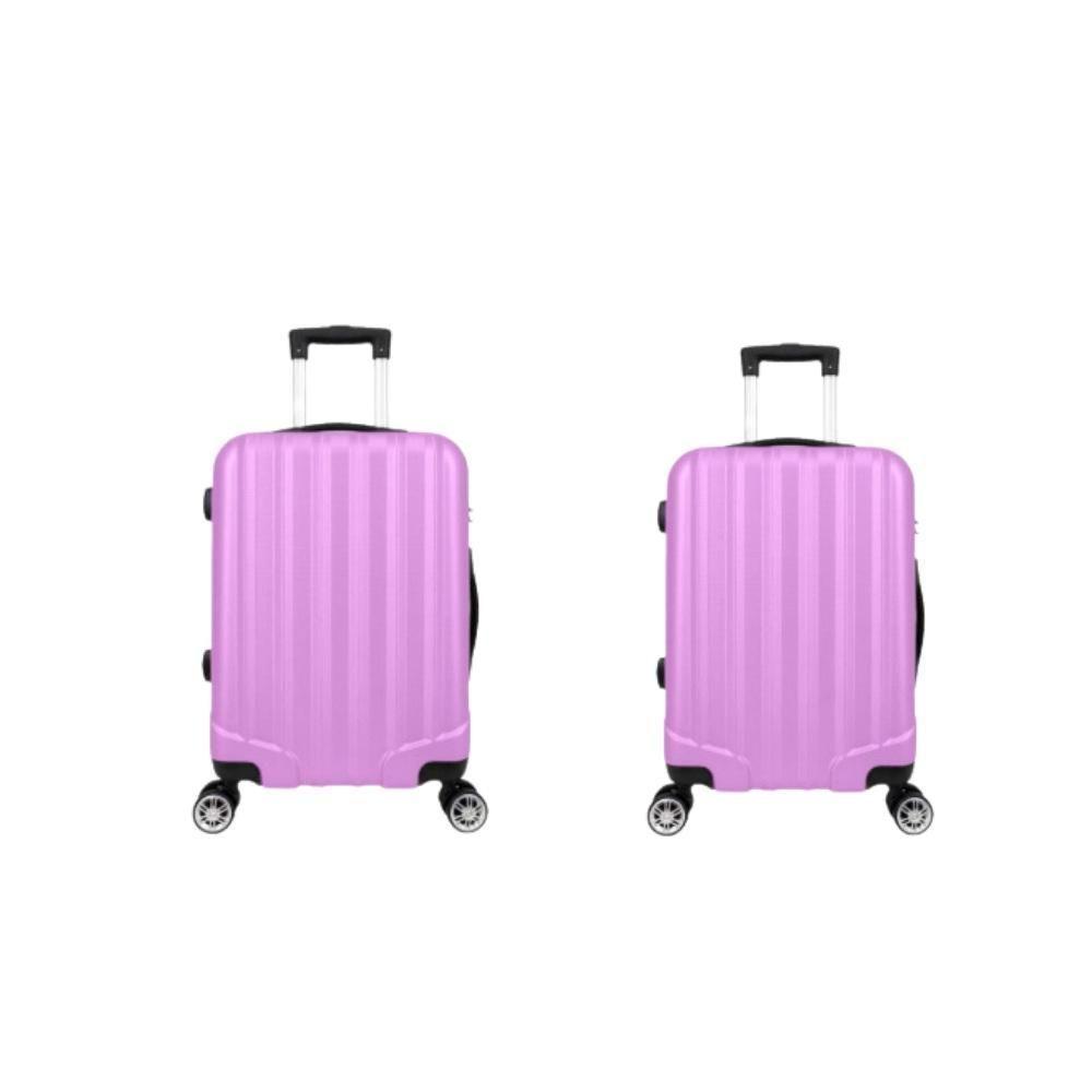 Kit Mala De Viagem Abs 2 Peças Adventure E Action Fortt Rosa Mab01-ra - 1