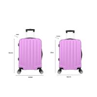 Kit Mala De Viagem Abs 2 Peças Adventure E Action Fortt Rosa Mab01-ra - 3