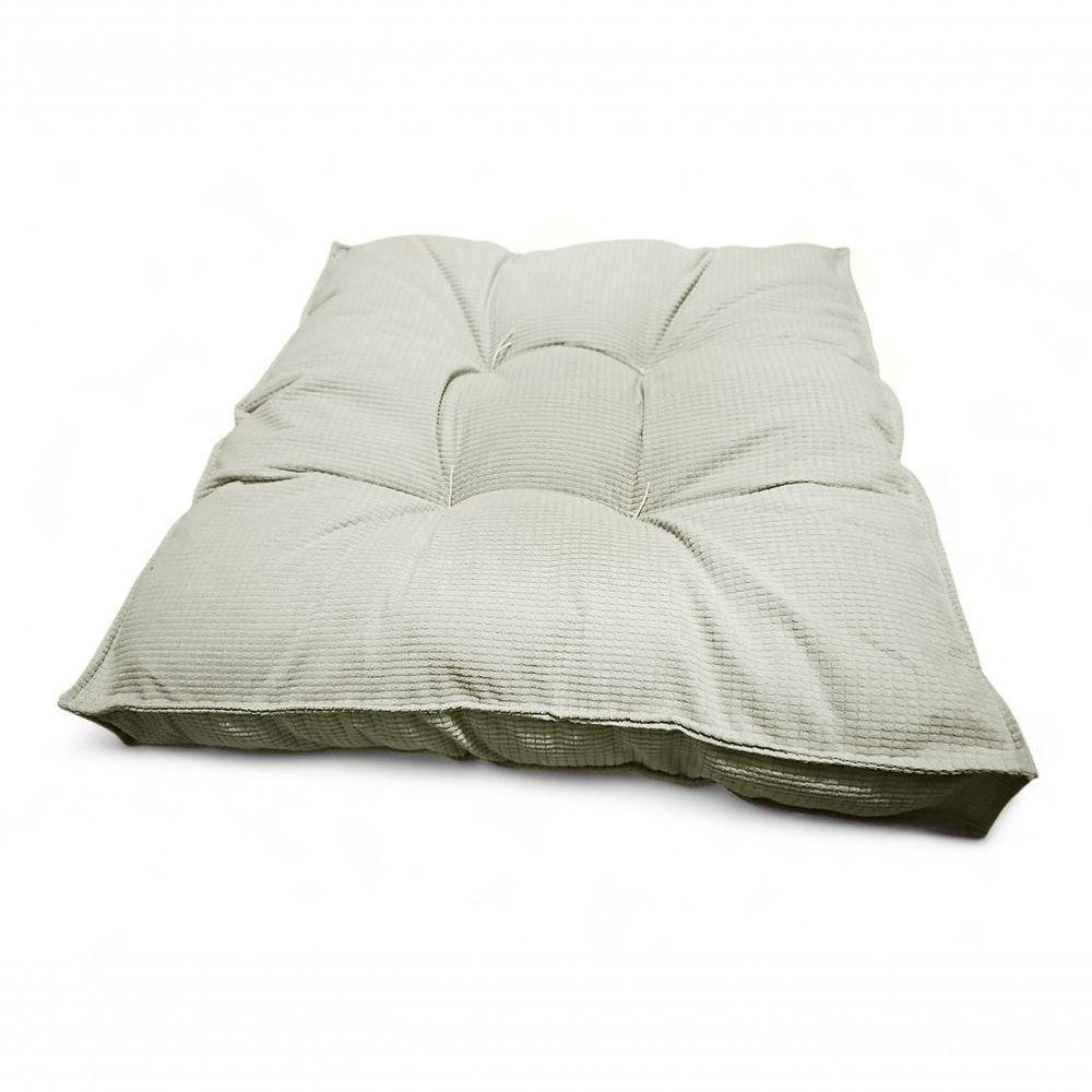 Almofada Futon 70x70 Cm Veludo Prime Decoração Top Modelos Areia - 4