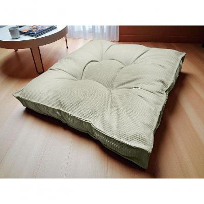 Almofada Futon 70x70 Cm Veludo Prime Decoração Top Modelos Areia