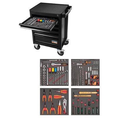Carro Para Ferramentas 6 Gavetas Com 195 Peças Tramontina Pro Tramontina