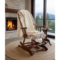 Cadeira De Balanço Hortência 1,18/40 X 64 X 50 - Madeira Maciça - Móveis De Gramado - Castanho - 2