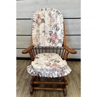 Cadeira De Balanço Hortência 1,18/40 X 64 X 50 - Madeira Maciça - Móveis De Gramado - Castanho