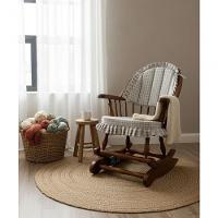 Cadeira De Balanço Frapê Cinza 90/40 X 60 X 50 - Madeira Maciça - Móveis De Gramado - Castanho - 2