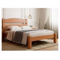 Cama De Casal 1,40 X 1,90 - Madeira Maciça - Móveis De Gramado - Castanho - 1