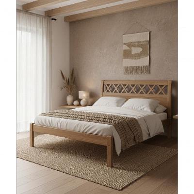 Cama De Solteiro 1,10 X 1,90 - Madeira Maciça - Móveis De Gramado - Castanho