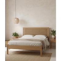 Cama De Solteiro 1,10 X 1,90 - Madeira Maciça - Móveis De Gramado - Castanho - 1