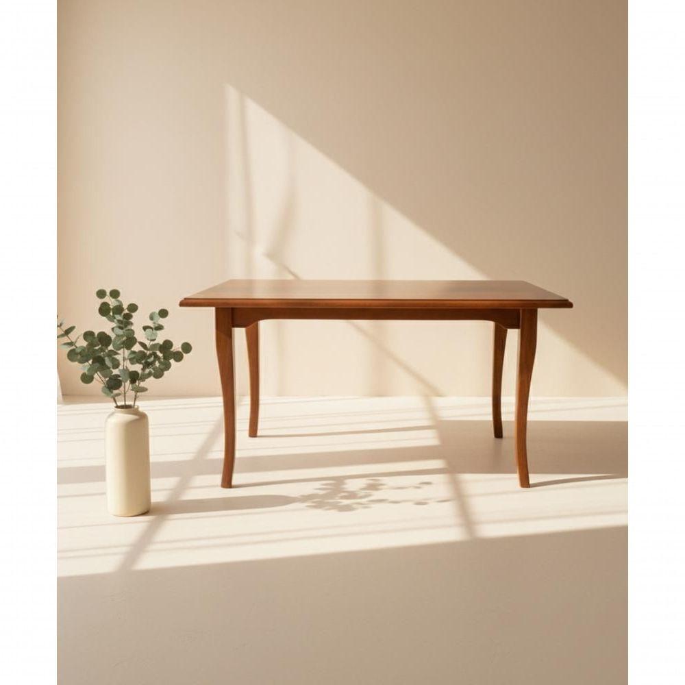 Mesa Retangular 1,80 X 90 - Madeira Maciça - Móveis De Gramado - Castanho - 3