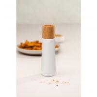 Moedor Tramontina De Sal E Pimenta Realce 19,7cm Branco Em Madeira Seringueira - 2