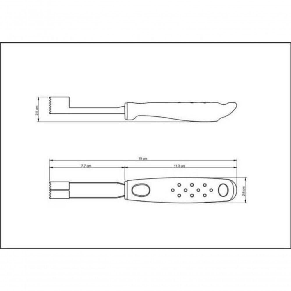 Extrator De Polpa Tramontina Utilitá Em Aço Inox Branco - 3