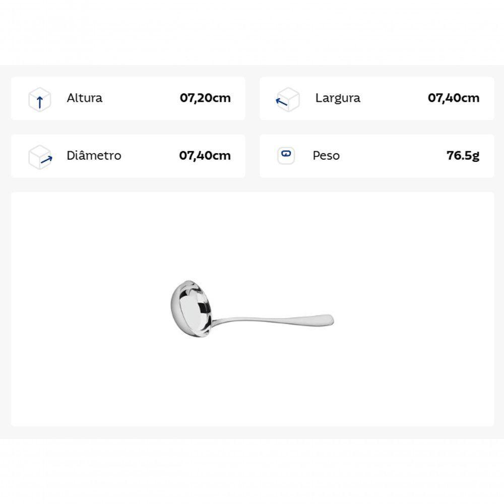 Concha Feijao Inox Continental Tramontina 63965/190 - 2