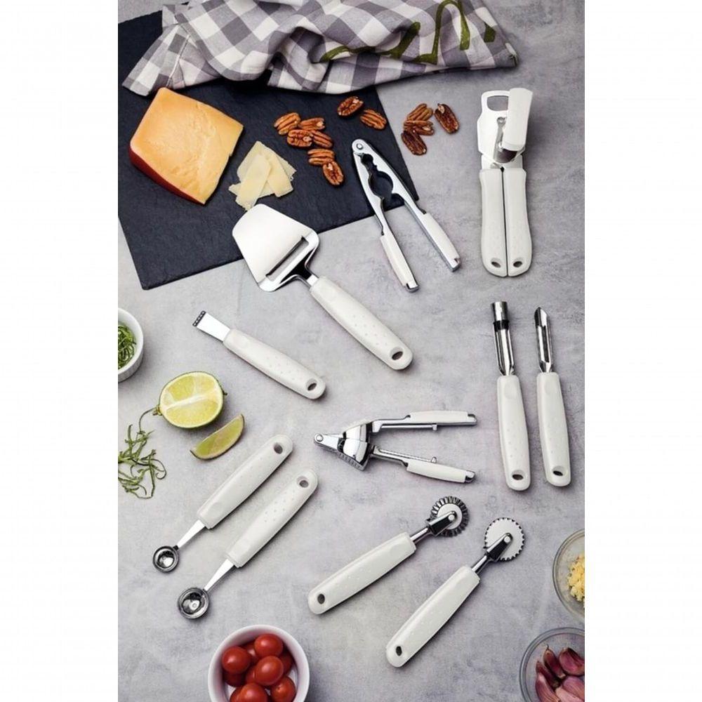 Carretilha De Corte Tramontina Utilità Zamak Cromado Branca - 2