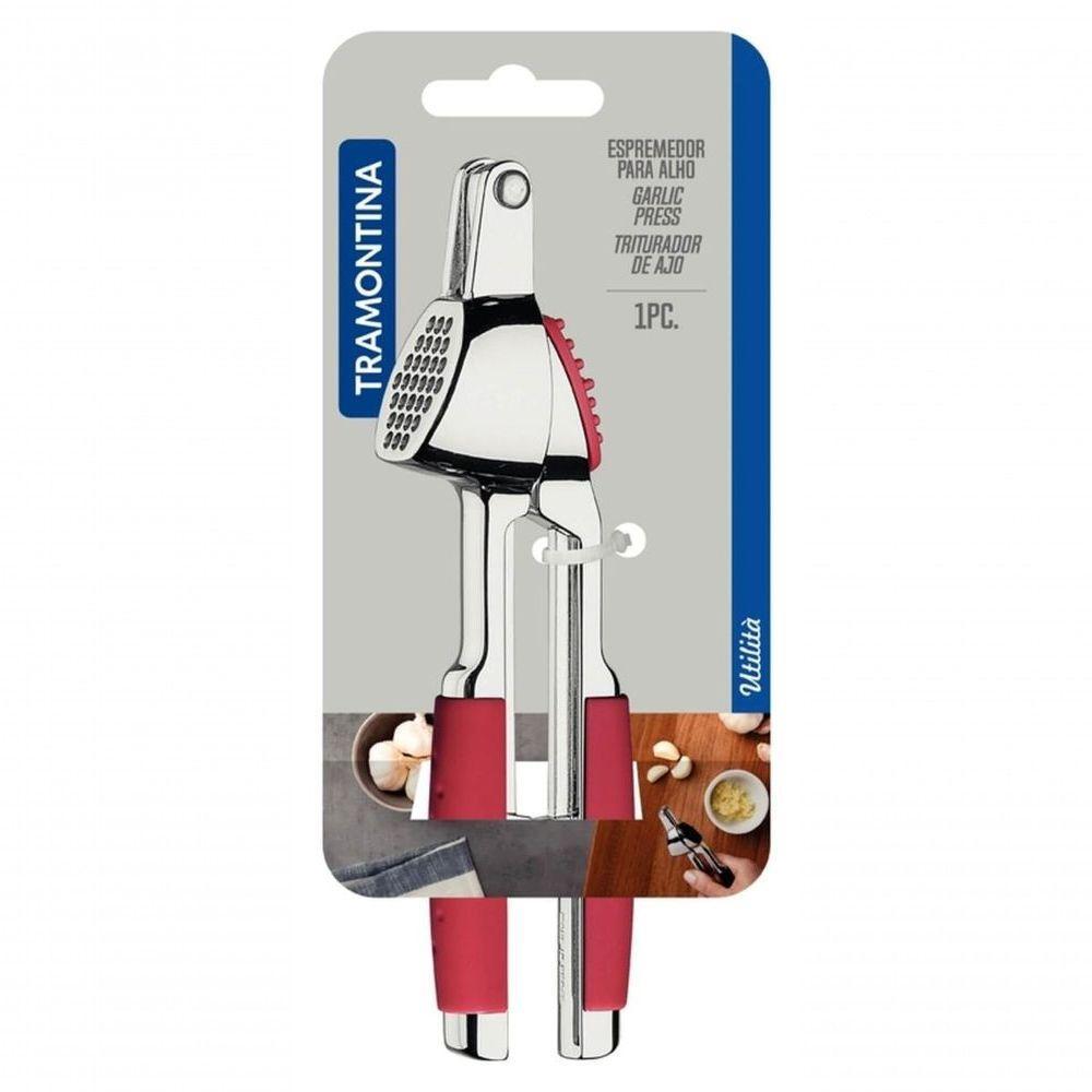 Espremedor De Alho Tramontina Utilitá Vermelho - 3