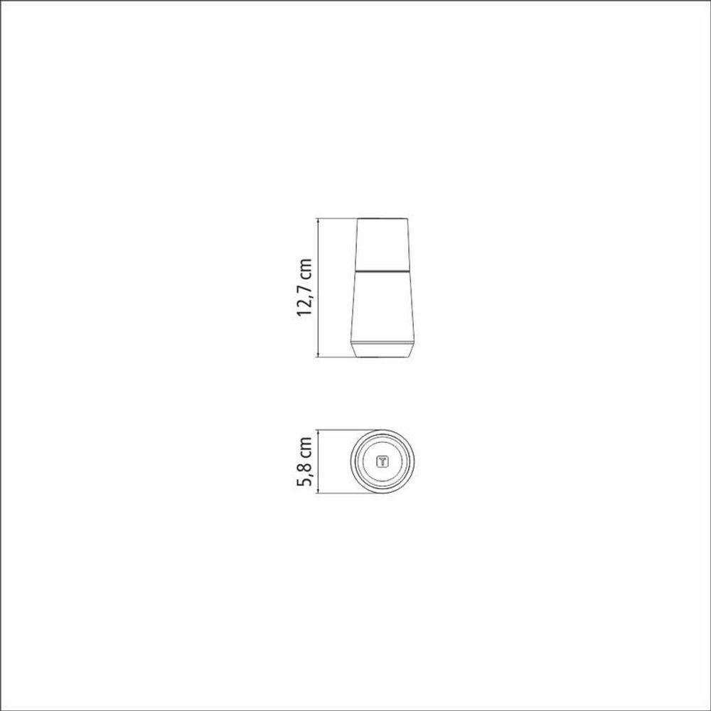 Moedor Tramontina De Sal E Pimenta Realce 12,7cm Em Madeira Seringueira - 5