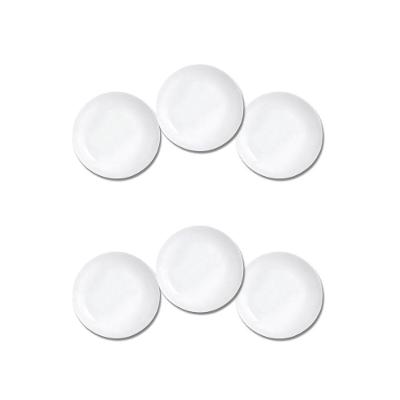 Jogo De Prato Sobremesa 19cm Branco - Arcoroc Diwali (6 Peças)