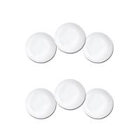 Jogo De Prato Sobremesa 19cm Branco - Arcoroc Diwali (6 Peças) - 1
