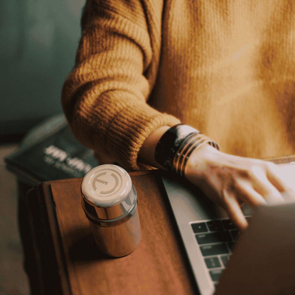 Garrafa Termica 250ml Fano Prata - Unitermi 8.9.005 - 2