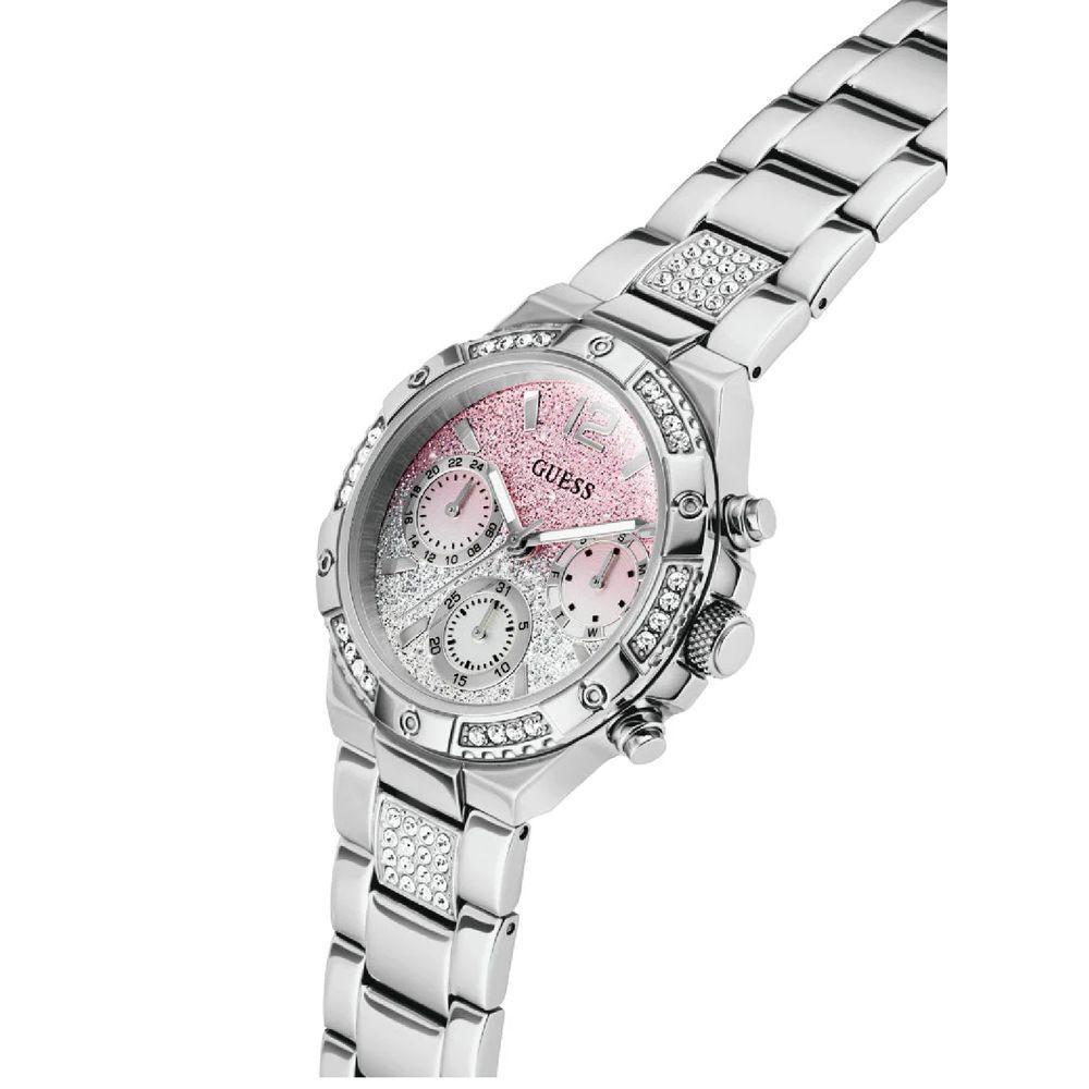 Relógio Guess Feminino Harlow Gw0950l1 Prata - 3